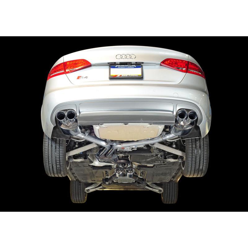 AWE Tuning Audi B8.5 S4 3.0T Touring Edition Exhaust System - Chrome Silver Tips (102mm)-SR1 Performance