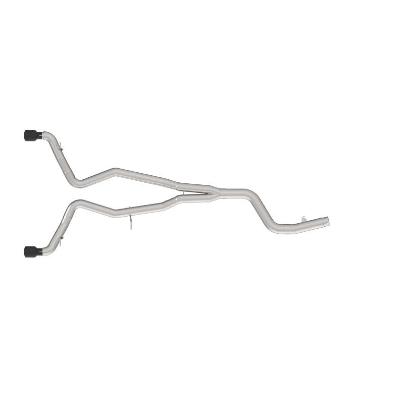 Kooks 2020 Toyota Supra 3.5in x 3in SS Muffler Delete Catback Exhaust w/Black Tips-SR1 Performance