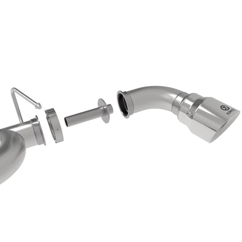 aFe Takeda Exhaust Cat-Back 19-20 Hyundai Veloster N 304SS Polished Dual Tips Exhaust-SR1 Performance