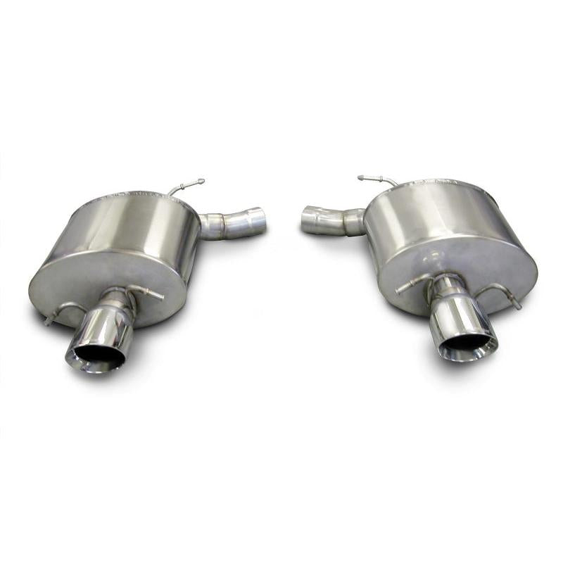 Corsa 2009-2014 Cadillac CTS Sedan V 6.2L V8 Polished Sport Axle-Back Exhaust-SR1 Performance