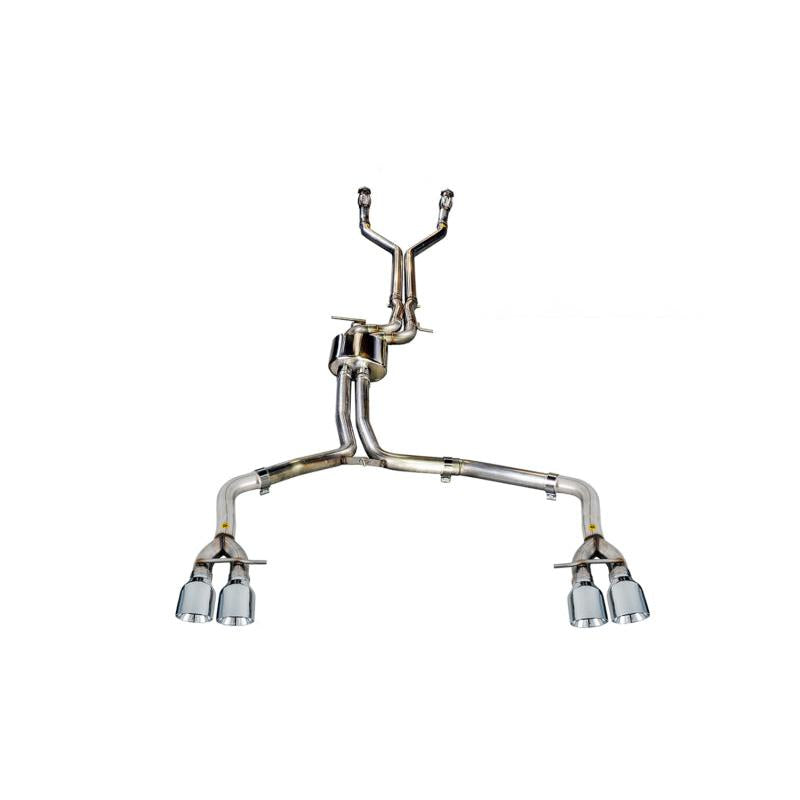AWE Tuning Audi C7 / C7.5 S6 4.0T Track Edition Exhaust - Chrome Silver Tips-SR1 Performance