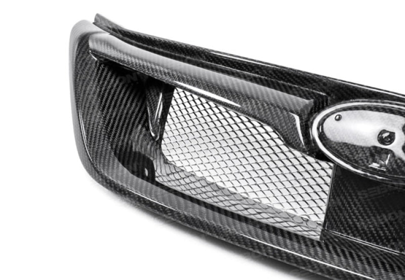 Seibon Carbon Fiber Front Grill for 2011-2014 Subaru Impreza WRX STI - Stylish and Lightweight Upgrade