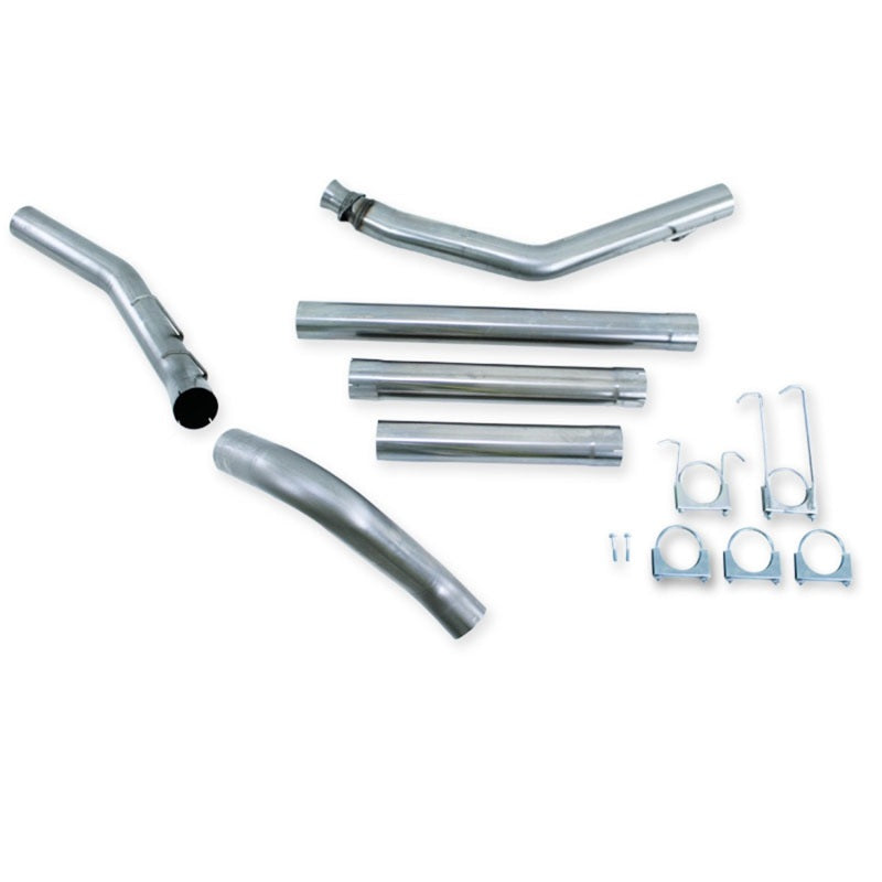 MBRP 94-02 Dodge 2500/3500 Cummins SLM Series 4in Turbo Back Single No Muffler T409 Exhaust System-SR1 Performance
