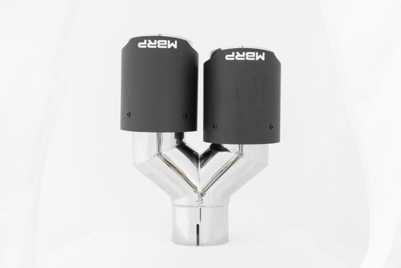 MBRP Universal Carbon Fiber Dual Tip 3.5in OD/2.5in Inlet-SR1 Performance