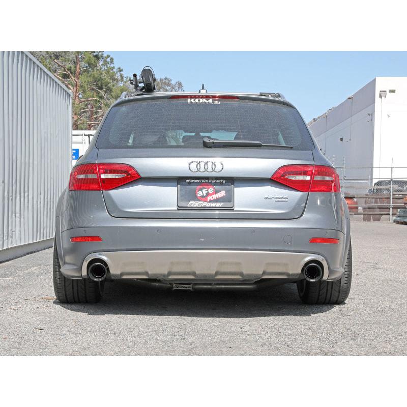 afe MACH Force-Xp 13-16 Audi Allroad L4 SS Cat-Back Exhaust w/Black Tips-SR1 Performance
