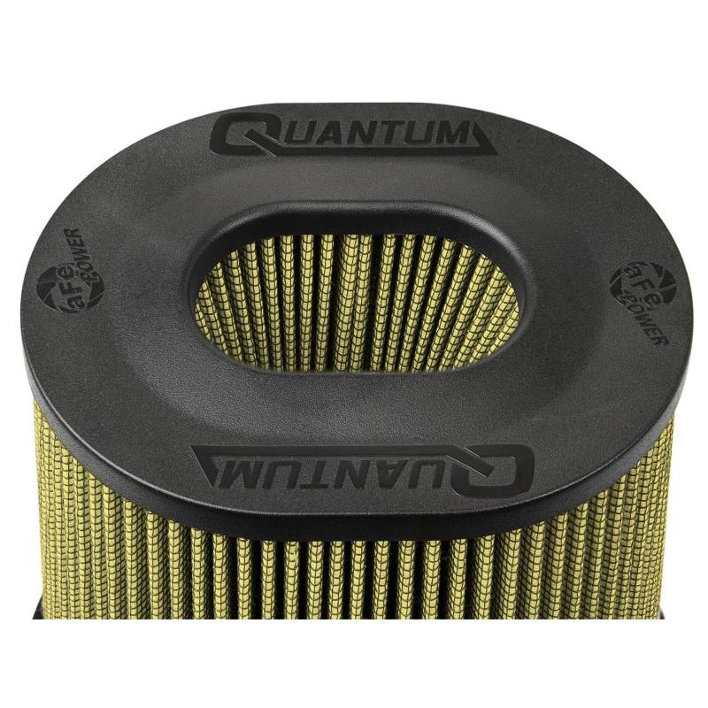 aFe Quantum Pro-Guard 7 Air Filter Inverted Top - 5in Flange x 8in Height - Oiled PG7-SR1 Performance