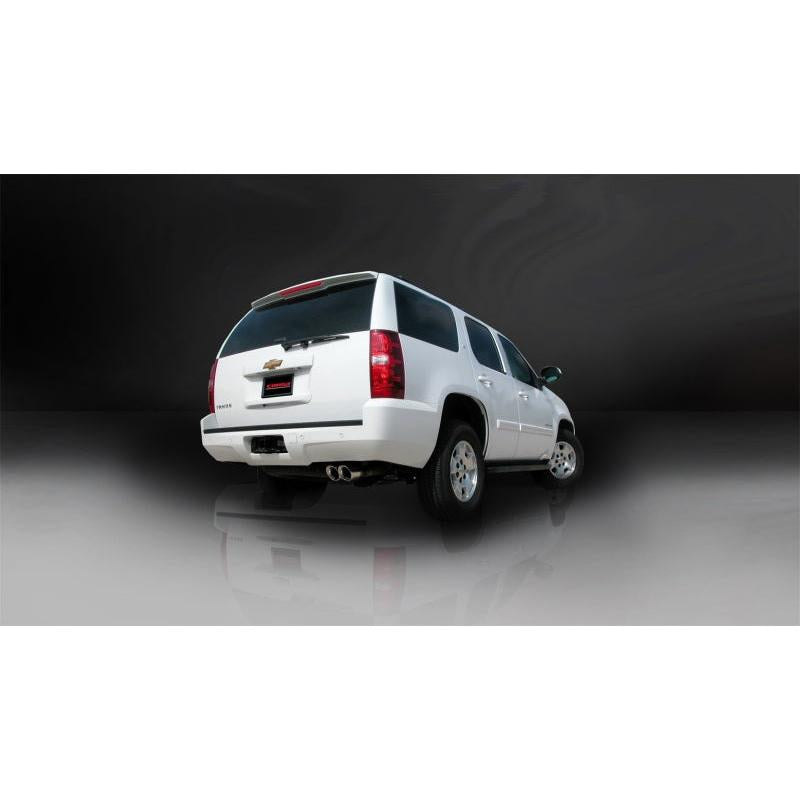 Corsa 2007-2008 Chevrolet Tahoe 5.3L V8 Polished Sport Cat-Back Exhaust-SR1 Performance