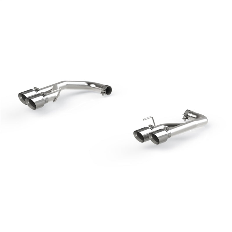 MBRP 18-20 Ford Mustang GT 2.5in T304 Non Active Dual Axle Back Exhaust System - 4in Dual Wall Tips-SR1 Performance