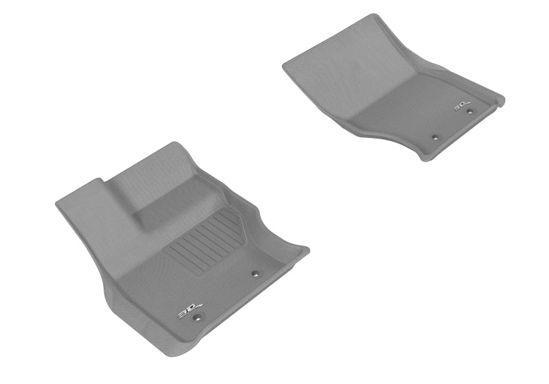3D MAXpider 2013-2020 Land Rover Range Rover/Range Rover Sport Kagu 1st Row Floormat - Gray-SR1 Performance