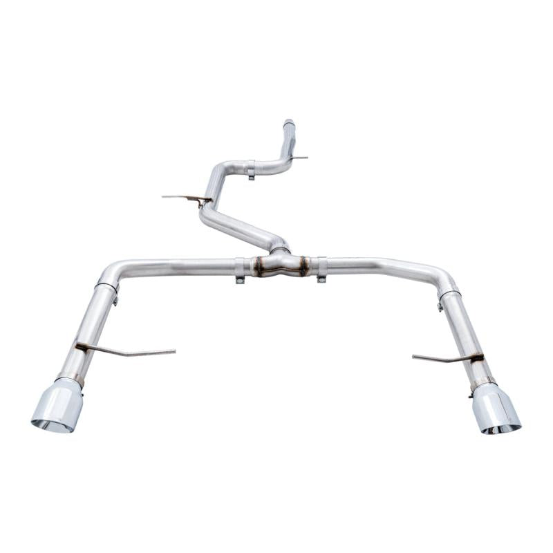 AWE Tuning 18-21 Volkswagen Jetta GLI Mk7 Track Edition Exhaust - Chrome Silver Tips (Fits OEM DP)-SR1 Performance