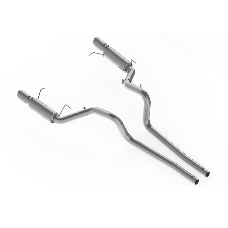 MBRP 11-14 Ford Mustang GT 5.0L Dual Split Rear Race Version AL 3in Cat Back Exhaust System-SR1 Performance
