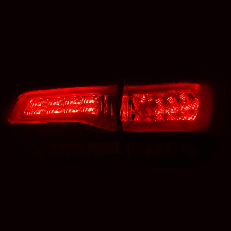 ANZO 2014-2016 Jeep Grand Cherokee LED Taillights Red/Clear-SR1 Performance