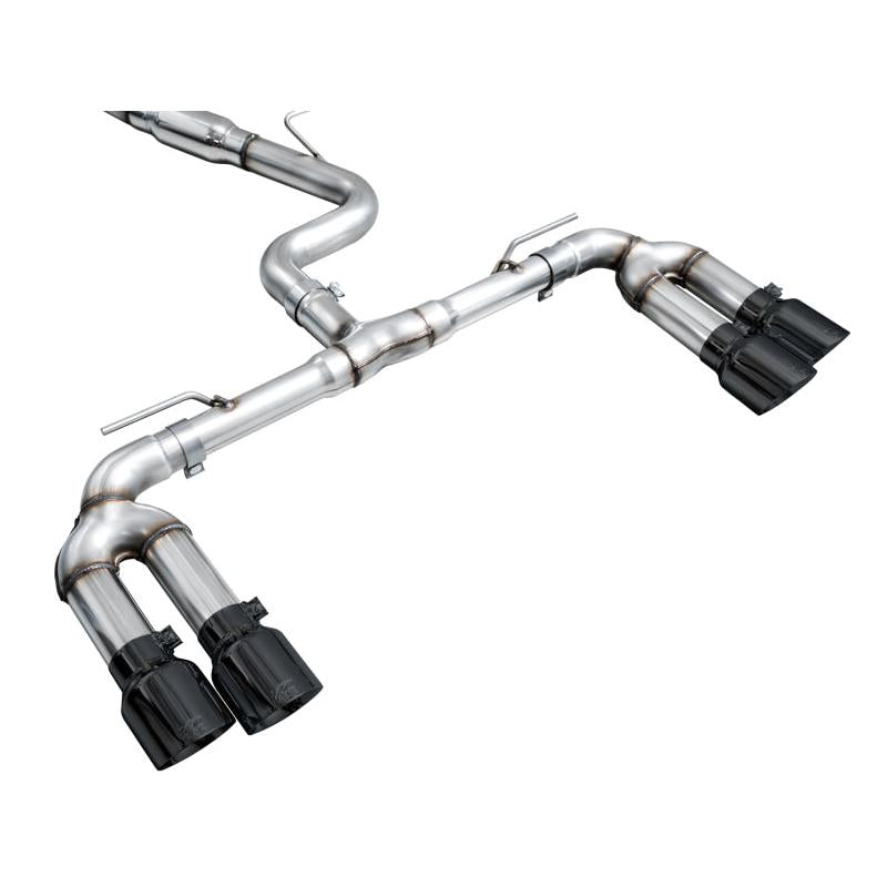 AWE 22-24 Audi 8Y S3 Track Edition Exhaust - Diamond Black Tips-SR1 Performance