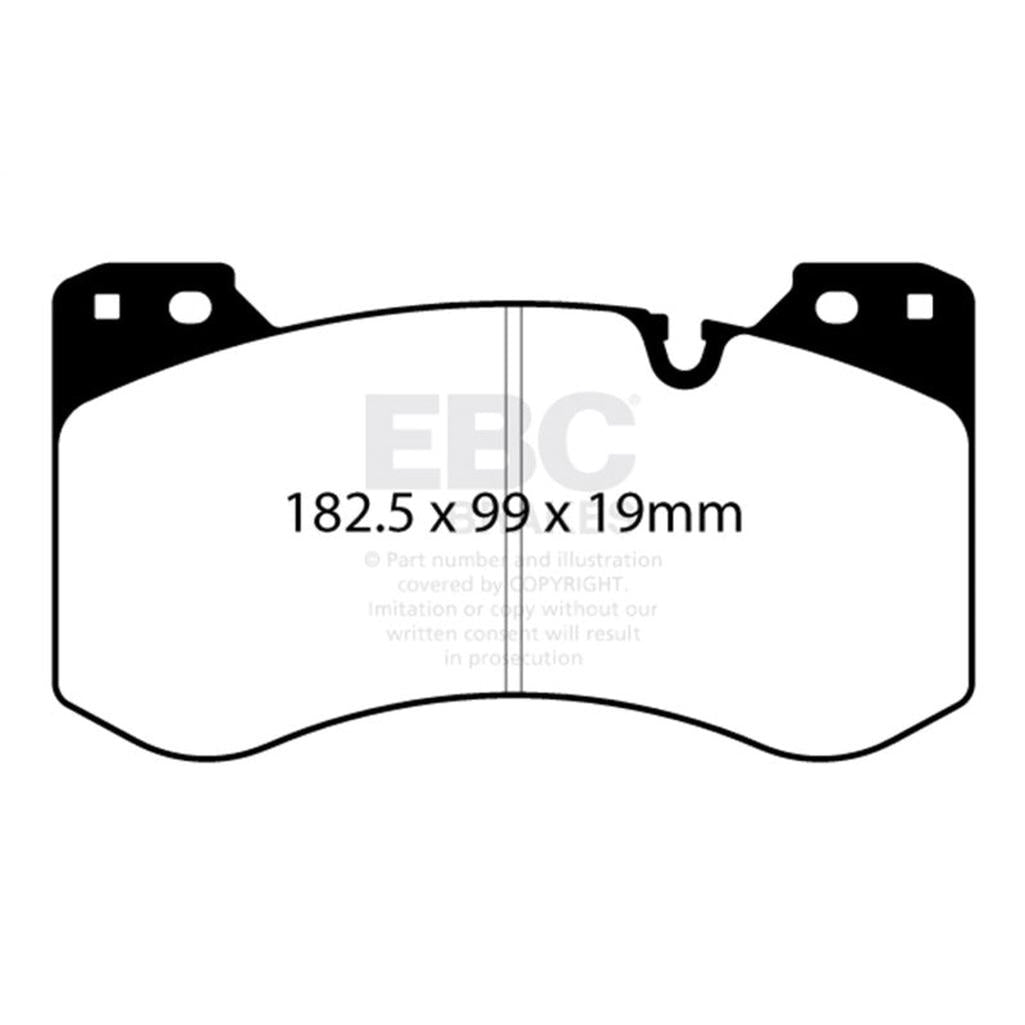 EBC Bluestuff NDX Front Brake Pads for 2021-2023 BMW M3 and M4 - High Friction Race Performance
