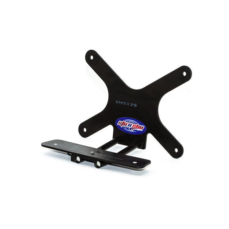 17-19 Fiat 124 Spider License Plate Frame Bracket-SR1 Performance