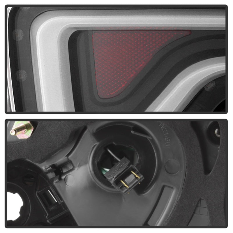 xTune 14-18 Chevy Impala (Excl 14-16 Limited) LED Tail Lights - Black (ALT-JH-CIM14-LBLED-BK)-SR1 Performance