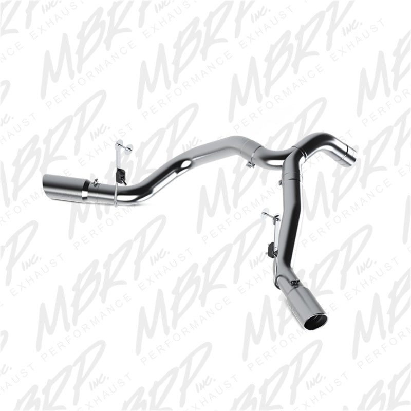 MBRP 13-15 Dodge 25/3500 Cummins 6.7L(Excl. CC/SB)4in Filter Back Cool Duals AL(Leaf Spring)-SR1 Performance