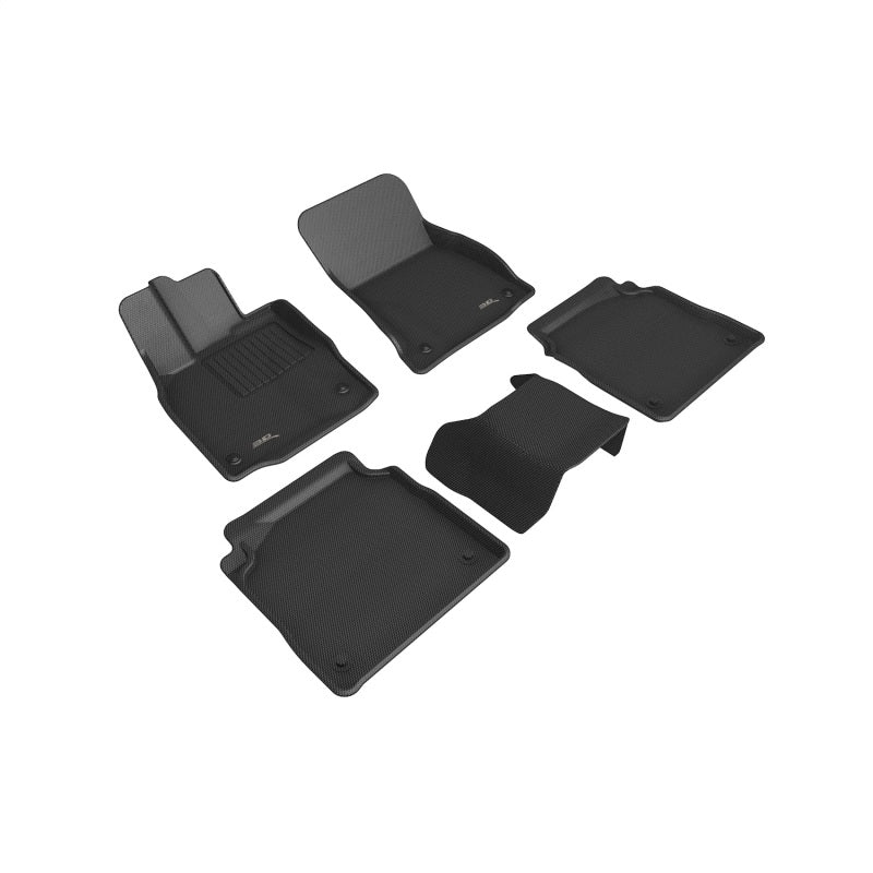 3D Maxpider 18-20 Lexus Ls Series Kagu Floor Mat- Black R1 R2-SR1 Performance