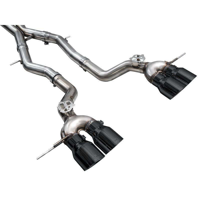 AWE Tuning 23-24 BMW G87 M2 Track Edition Exhaust - Diamond Black Tips-SR1 Performance