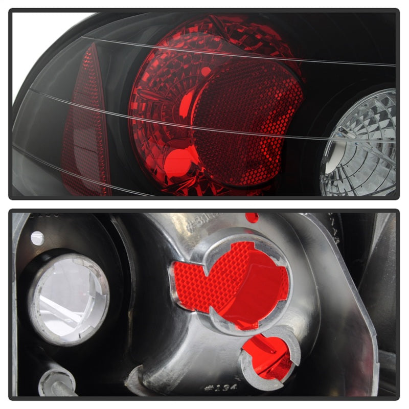 Spyder Toyota Corolla 98-02 Euro Style Tail Lights Black ALT-YD-TC98-BK-SR1 Performance