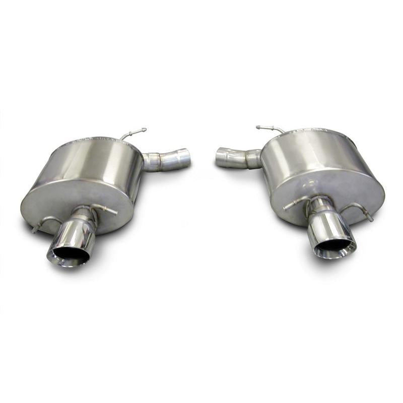 Corsa 2009-2014 Cadillac CTS Sedan V 6.2L V8 Polished Sport Axle-Back Exhaust-SR1 Performance