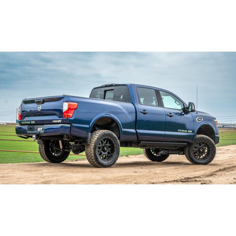 Borla 16-24 Nissan Titan XD S-Type Cat Back Exhaust - Black Chrome-SR1 Performance