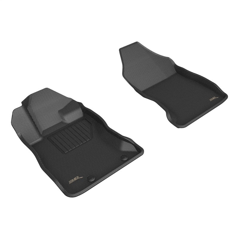 3D MAXider 22-23 Subaru WRX Kagu Black Floor Mats - Row 1-SR1 Performance