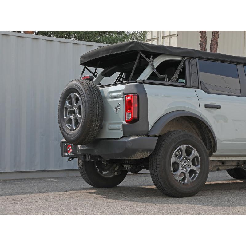 aFe Apollo GT Series 3in 409SS Cat-Back Ford Bronco 2021 L4 2.3L/V6 2.7L - Polished-SR1 Performance