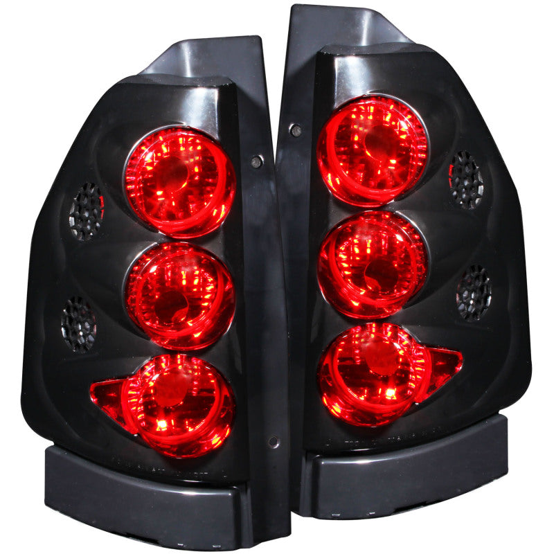ANZO 2002-2008 Gmc Envoy Taillights Black-SR1 Performance