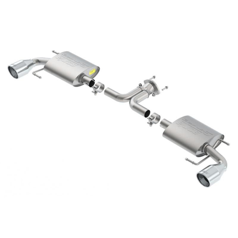 Borla 14-16 Mazda 3 2.0/2.5L AT/MT FWD S-Type Cat-Back Exhaust Single Split Rear Exit-SR1 Performance