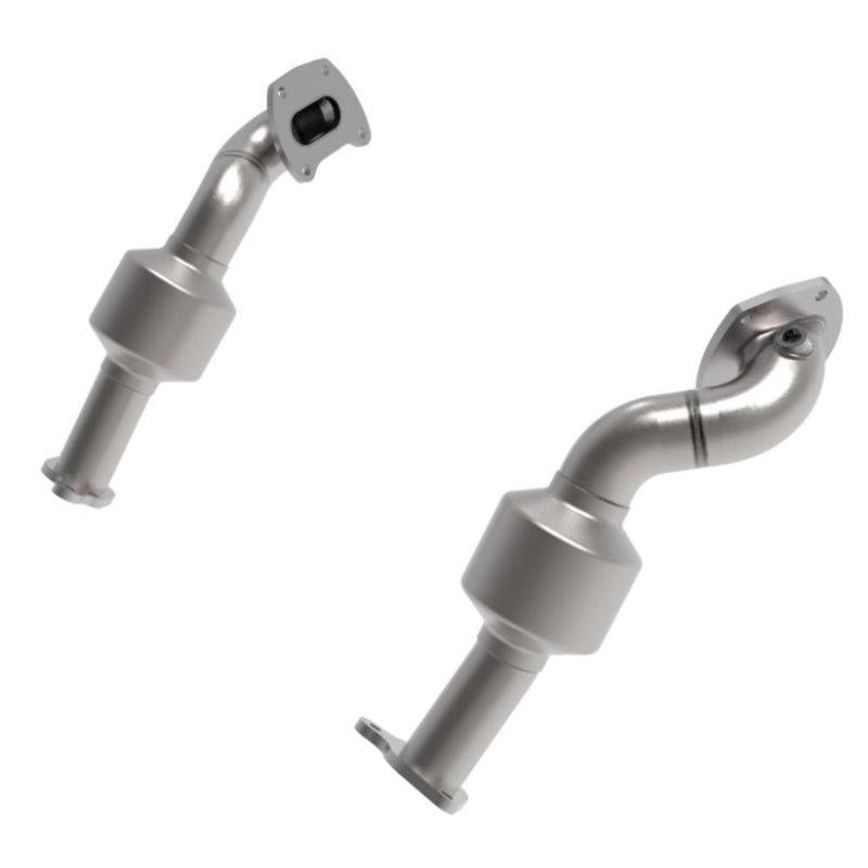 aFe Twisted Steel Down Pipe 409SS w/ Cat 16-17 Toyota Tacoma V6-3.5L-SR1 Performance