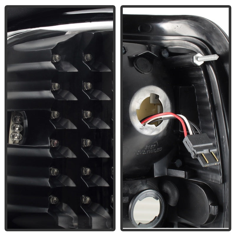 Xtune Dodge Ram 1500 94-01 / Ram 2500/3500 94-02 LED Tail Lights Black ALT-ON-DRAM94-LED-BK-SR1 Performance