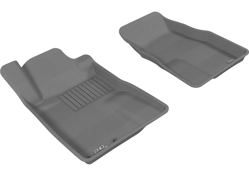 3D MAXpider 2005-2009 Ford Mustang Kagu 1st Row Floormat - Gray-SR1 Performance