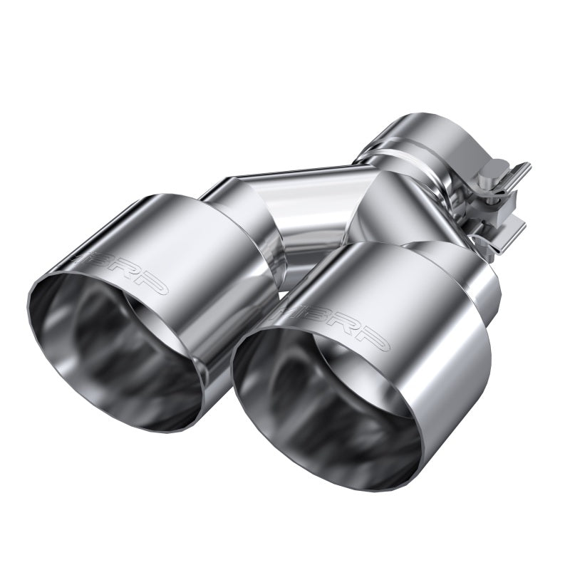 MBRP Universal T304 SS Dual Tip 4in OD/2.5in Inlet-SR1 Performance