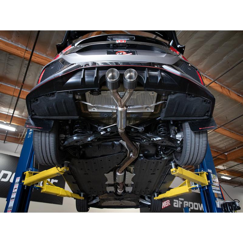 aFe Takeda 2.5in 304SS Axle-Back Exhaust System 17-19 Honda Civic Type R L4-2.0L (t)-SR1 Performance