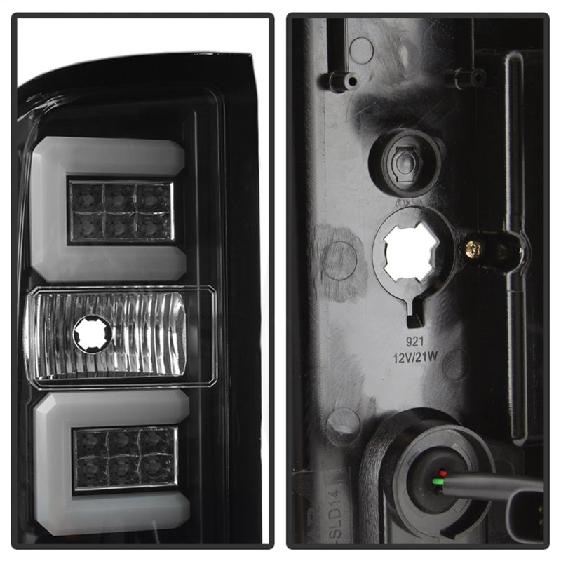 Spyder Chevy Silverado 2016-2017 Light Bar LED Tail Lights - Black ALT-YD-CS16-LED-BK-SR1 Performance