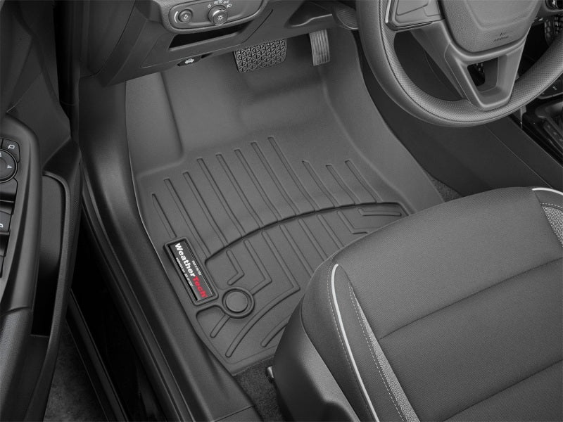 WeatherTech FloorLiner DigitalFit for Buick Encore GX and Chevrolet Trailblazer – Black, Front