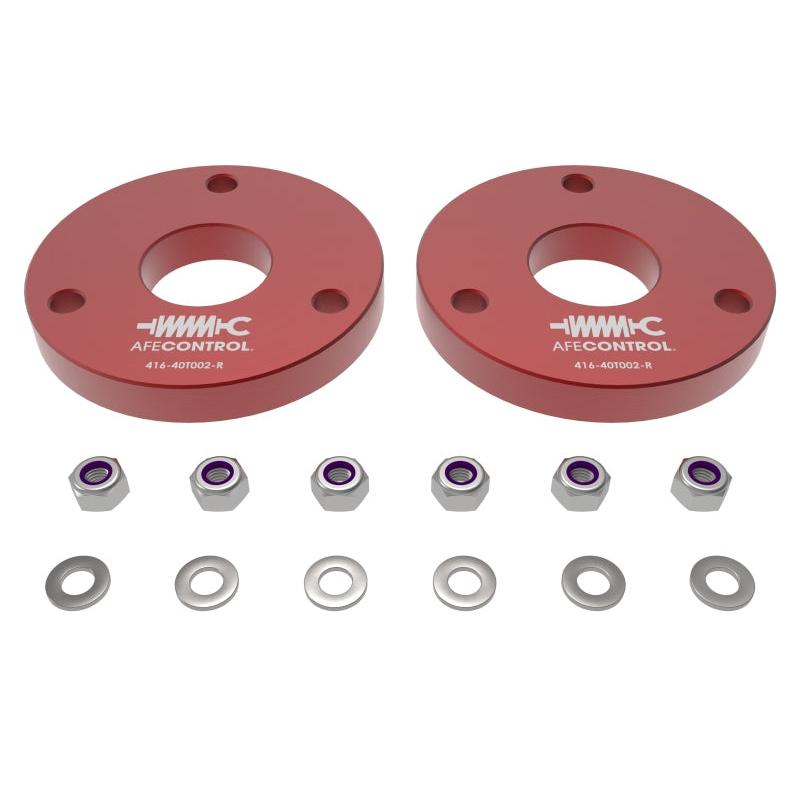 aFe CONTROL 23-24 Chevrolet Colorado ZR2 / GMC Canyon AT4X L4 2.7L (t) 1.25in Leveling Kit - Red-SR1 Performance