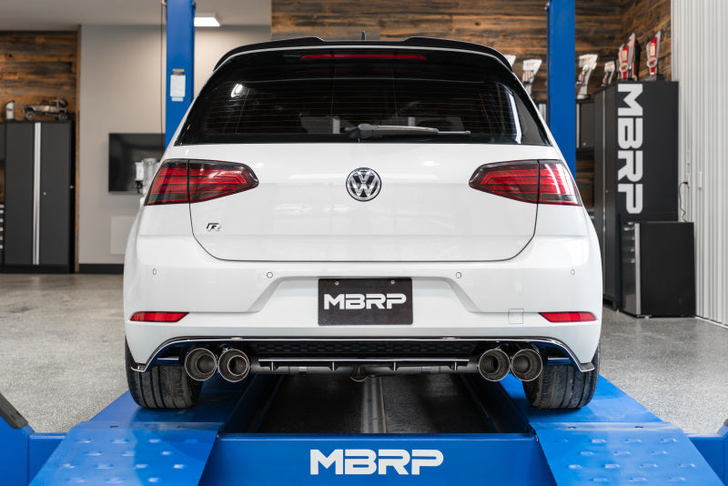 MBRP 15-19 VW Golf R 3in Cat Back Single Exit Exhaust Pro Series w/ Valve Delete - T304-SR1 Performance