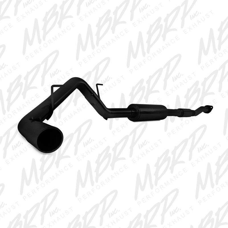 MBRP 11-14 Ford F150 3in Cat Back Single Side Exit Black Coated Exhaust System-SR1 Performance