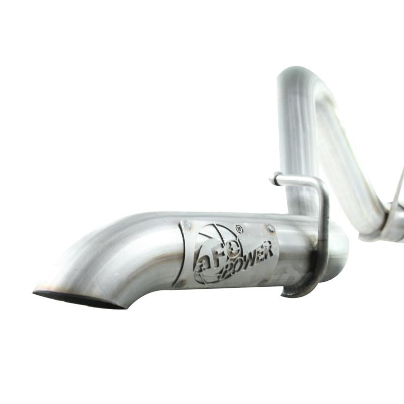 aFe MACHForce XP Exhausts Cat-Back SS-409 EXH Jeep Wrangler TJ 97-06 I6-4.0L HT - 2.5 In.-SR1 Performance
