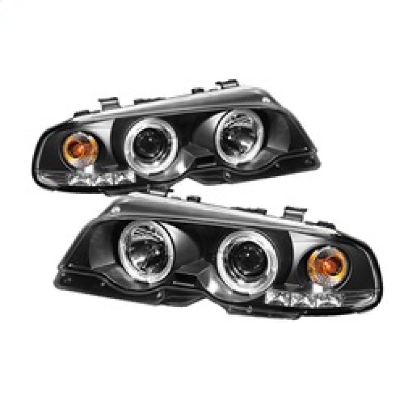 Spyder BMW E46 3-Series 00-03 2DR 1PC Projector Headlights LED Halo LED Blk PRO-YD-BMWE46-2D-HL-BK-SR1 Performance