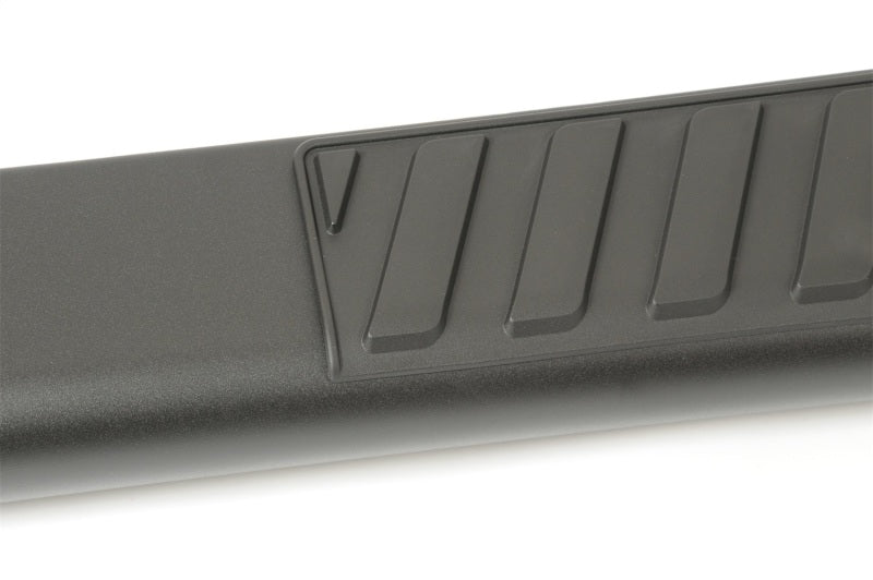 Deezee 99-23 Chevrolet/GMC/Dodge/Ford Full Size Truck Tubes - 6In Oval - Black Steel (RegCab)
