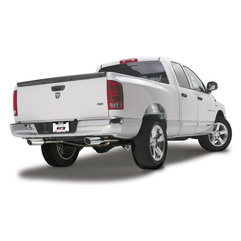 Borla 09-13 Dodge RAM 1500 5.7L CC/SB w/Fact Sngl Exh C/B 3x2.5in Single Round Rolled Split Rear-SR1 Performance