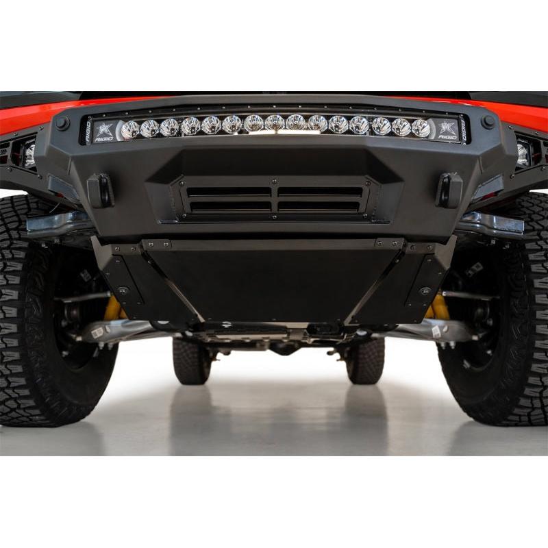 Addictive Desert Designs 2021+ Ford Bronco Stealth Fighter Front Bumper Skid Plate Kit