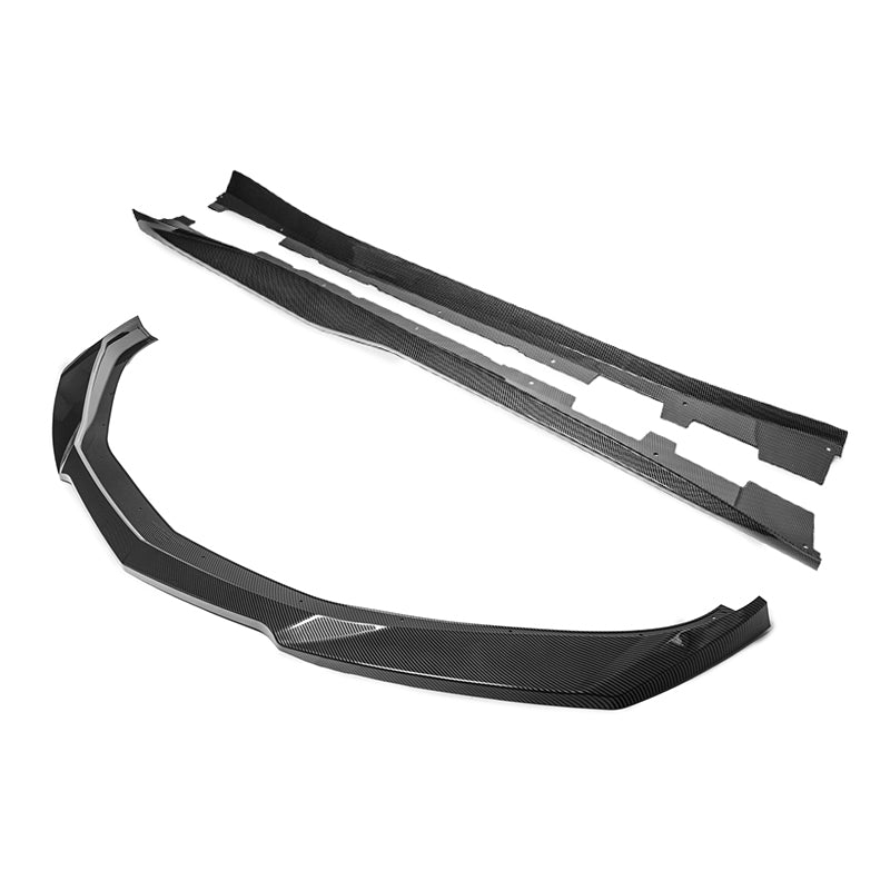 2019-Up Camaro RS & SS ZL1 Style Front Lip Splitter & Side Skirts