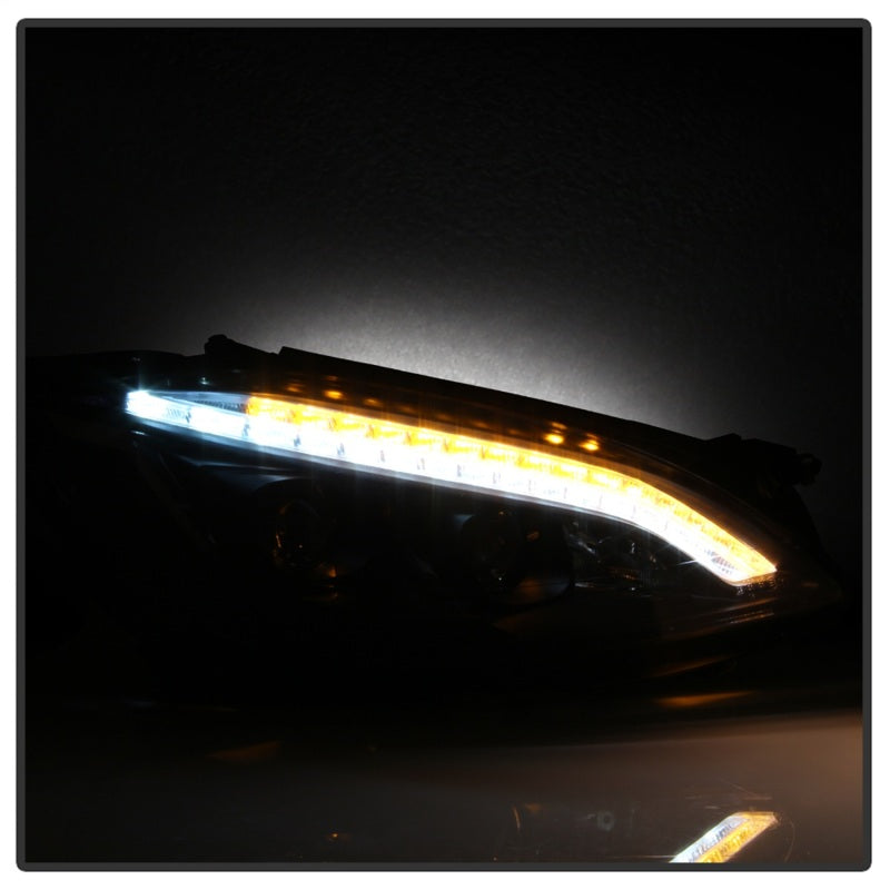 Spyder Mercedes W221 S Class 07-09 Headlights - HID Model Only - Black PRO-YD-MBW22107-HID-DRL-BK-SR1 Performance
