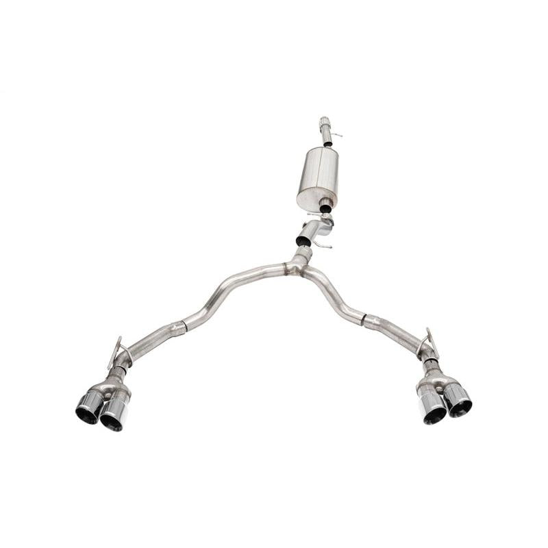 Corsa 21-23 Chevrolet Tahoe/GMC Yukon 4DR 6.2L 4WD Dual Rear 3/2.75in Sport Cat-Back DW 4inPol Tips-SR1 Performance