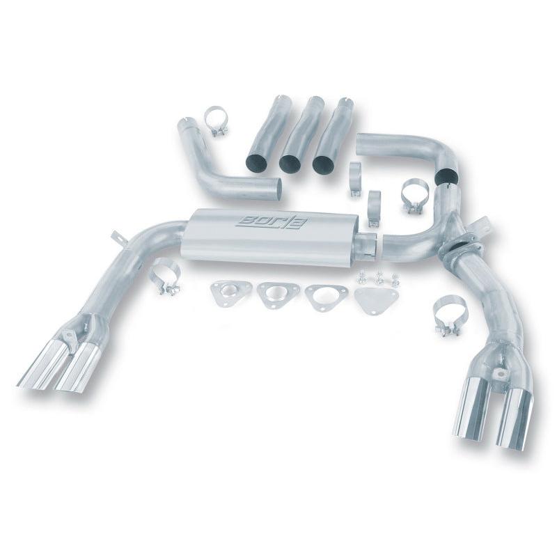 Borla 84-92 Chevrolet Camaro / Pontiac Trans Am 5.0L/5.7L V8 3in Adj SS Cat-Back Exhaust w/ Adapters-SR1 Performance