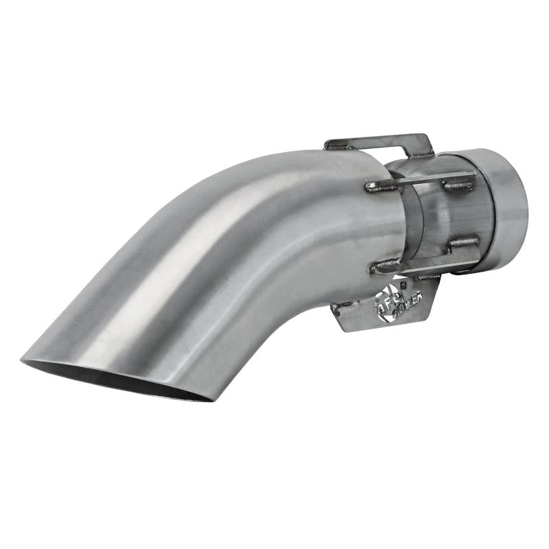 aFe MACH Force-Xp 304 Stainless Steel Clamp-on Exhaust Tip Brushed-SR1 Performance